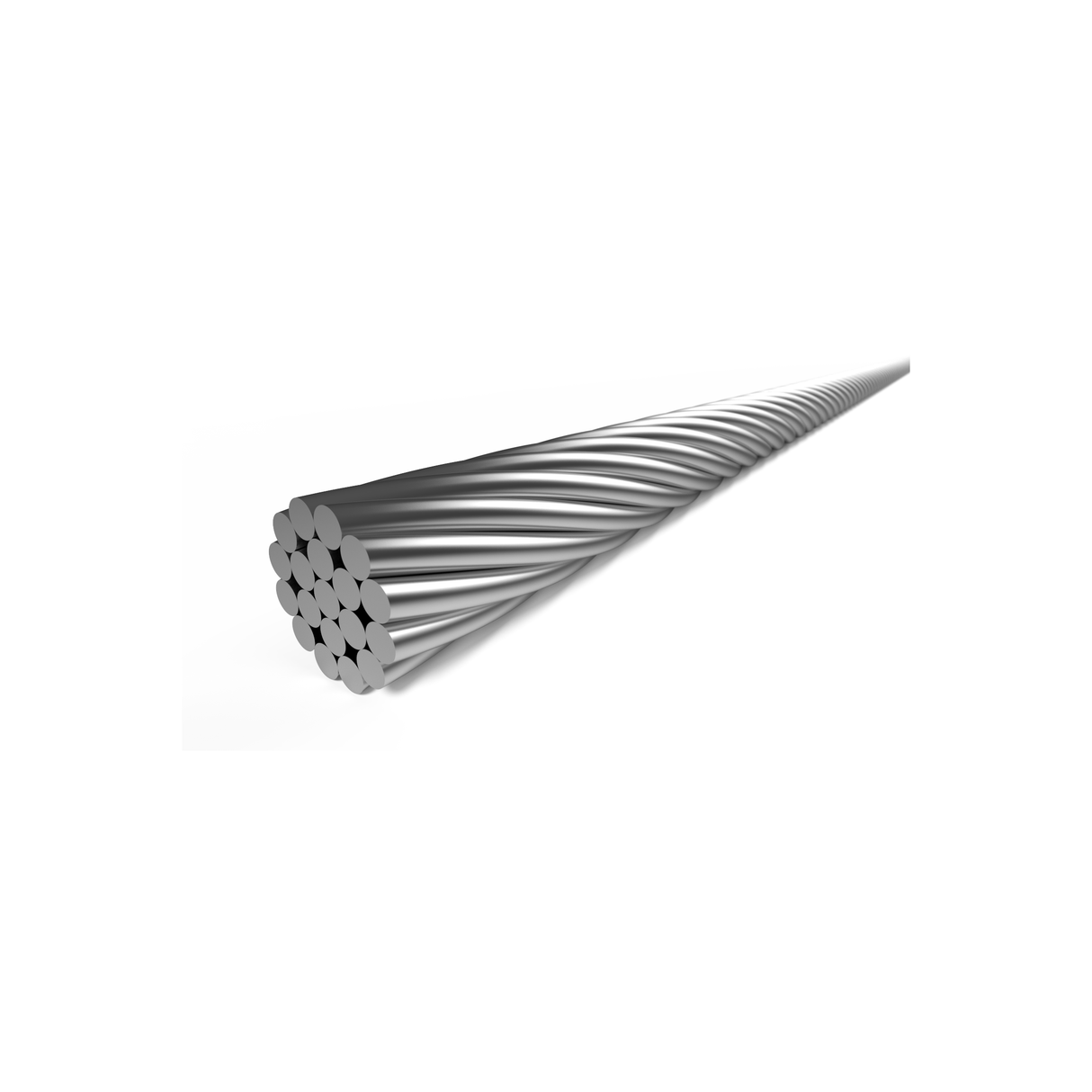 Elvedes Link-Innenzug 0,9 mm 2500 mm Nr. 4x4 Edelstahl (50 Stück)