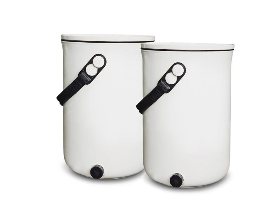 Em agriton bokashi – Design-Kücheneimer – 9,6 l – 2er-Set