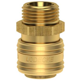 Lüdecke ludecke snelkoppeling 1 4 bu.dr.mes.dn7.2 (euro10)