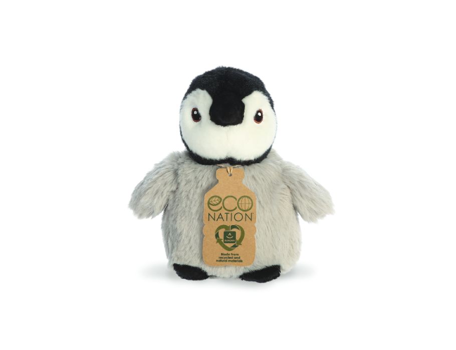 Eco Nation Plüsch-Kuscheltier - Mini - Pinguin - 13 cm