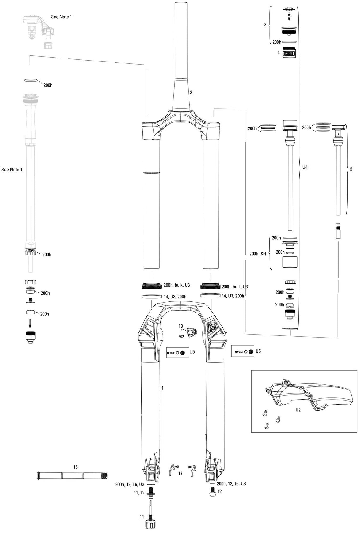 Rockshox Federgabel Lyrik Ultimate Flight Attendant 27,5 + 29 Boost Susp.Fork RS Lyrik Ult. fl.att.27,5 + 29 ed