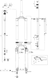 Rockshox Federgabel Lyrik Ultimate RC2 27,5 Boost Sus.Fork RS Lyrik Ult.RC2 27,5 Boost 150 mm grün
