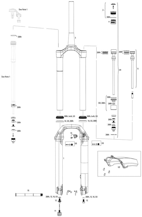 RockShox Federgabel Pike Ultimate Flight Attendant 27,5 + 29 Boost Susp.Fork RS Pike Ult. fl.att.27,5 + 29 ed