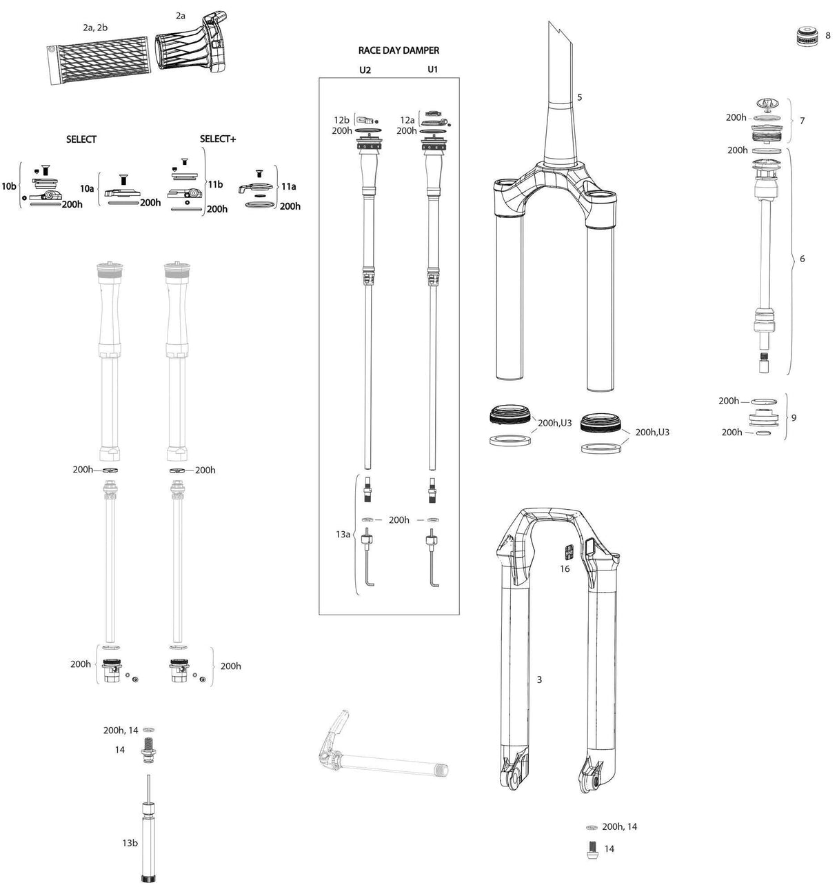 Rockshox Federgabel Sid Select RL 2P 27,5 + 29 Boost Federgabel RS SID Sel.RL 2P 27,5 + 29 Boost