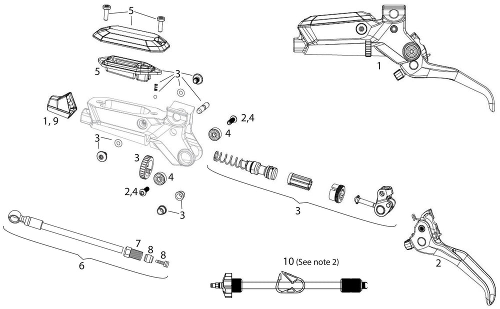 Sram Hinterradbremse Maven Silber A1