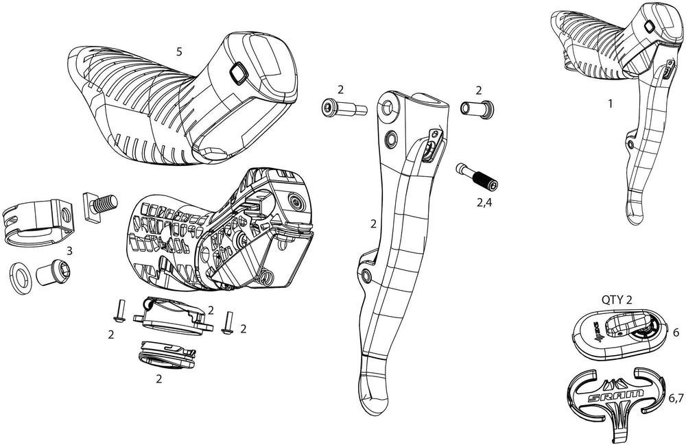 Sram Force Axe E1-Einsteller