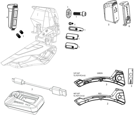 Sram Umwerfer Red Axs E1