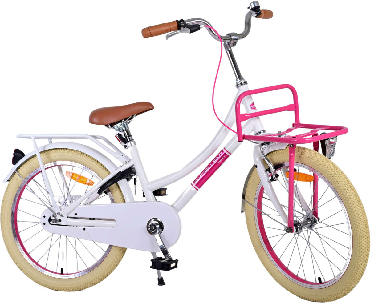 Volare ausgezeichnetes Kinderfahrrad – Mädchen – 20 Zoll – Weiß
