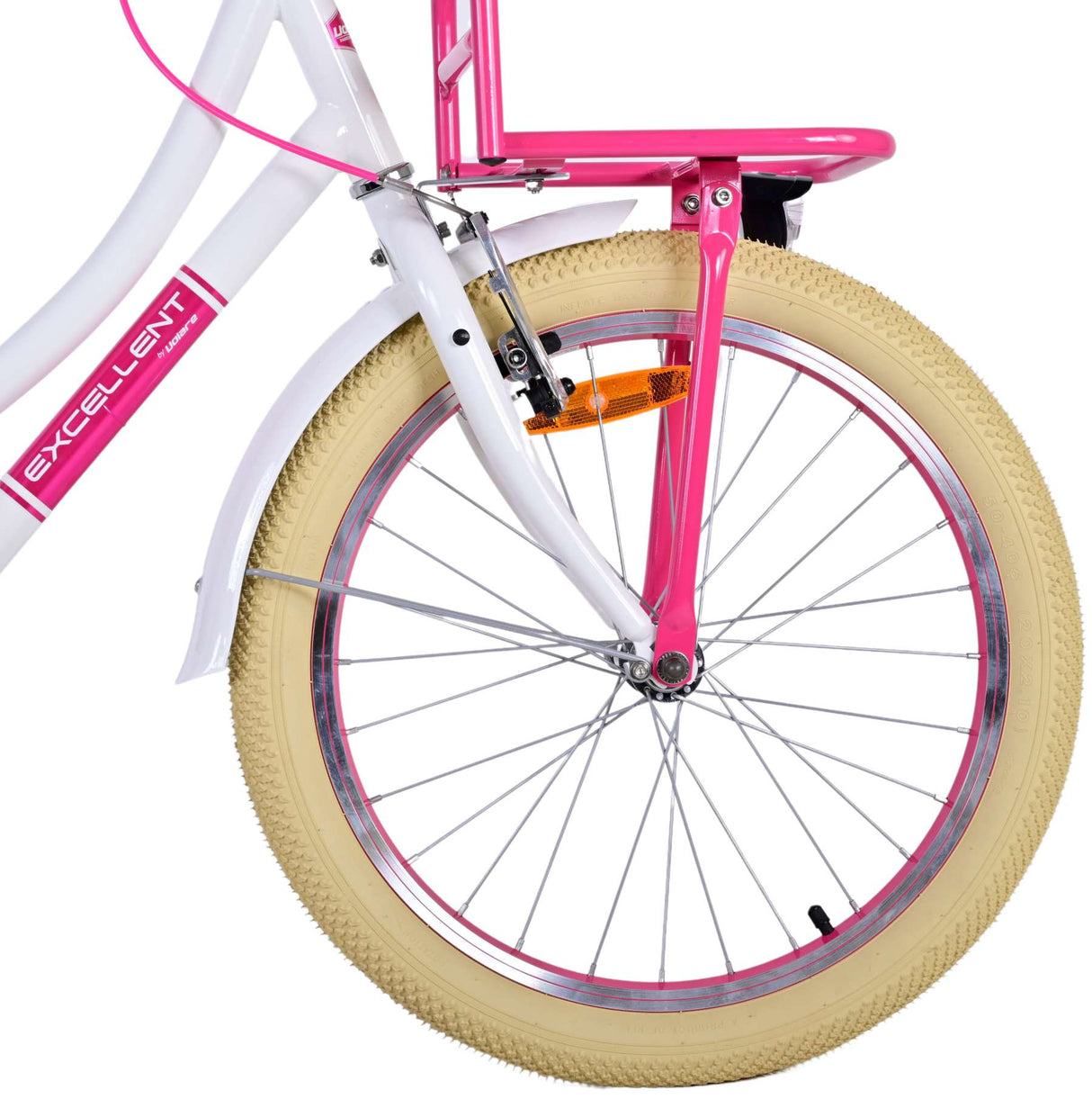 Volare ausgezeichnetes Kinderfahrrad – Mädchen – 20 Zoll – Weiß