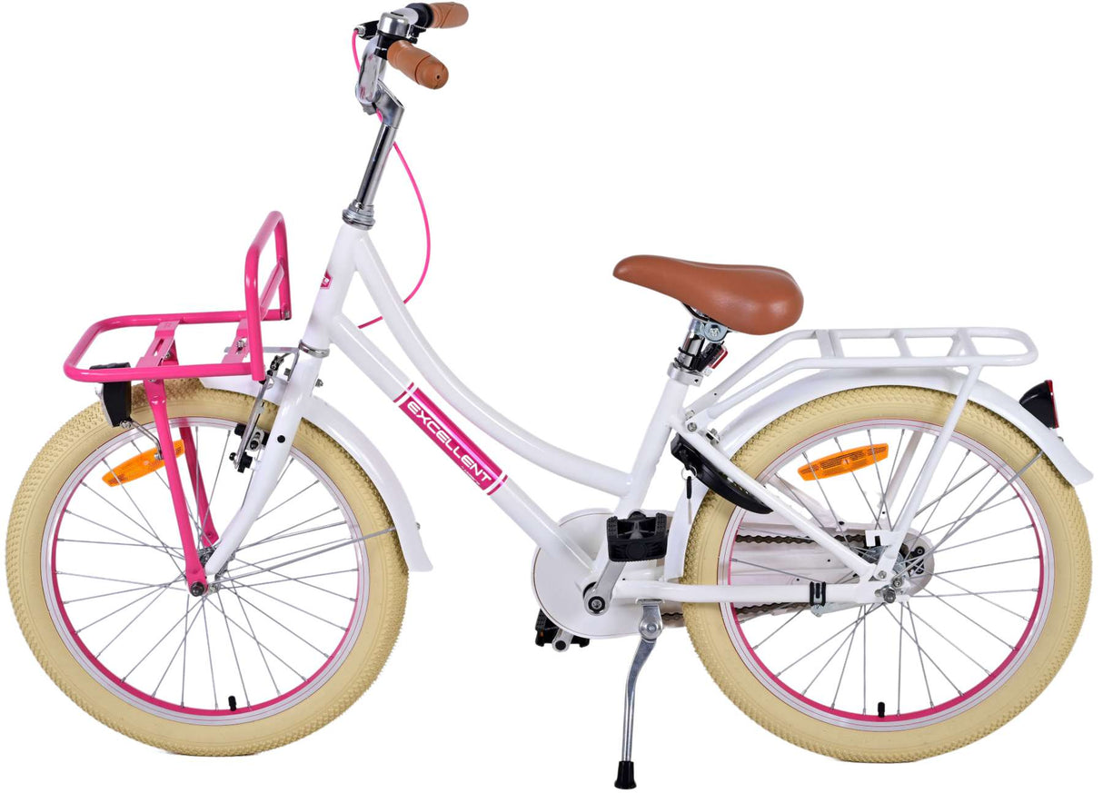 Volare ausgezeichnetes Kinderfahrrad – Mädchen – 20 Zoll – Weiß