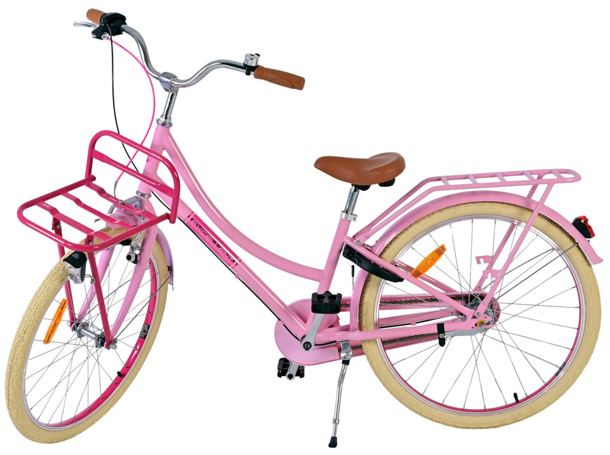 Volare Exzellente Kinderfahrrad - Mädchen - 24 Zoll - Pink - 3 Zahnräder