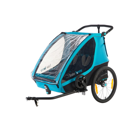 Mirage Tommy Children's Bike Cart - Aluminiumrahmen, Lebend, 3 -Point Gordel, Blau, 2021