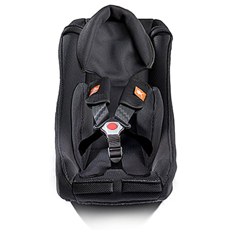 Melia 5-Punkt-Babysitz 4 Jahreszeiten plus 0-9 Monate schwarz.