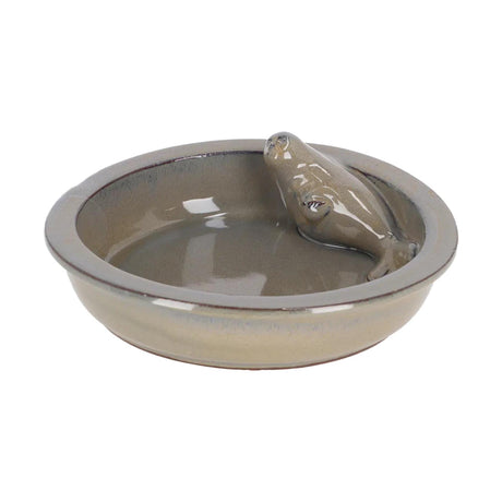 Esschert design vogelbad rond zeehond ã˜27cm
