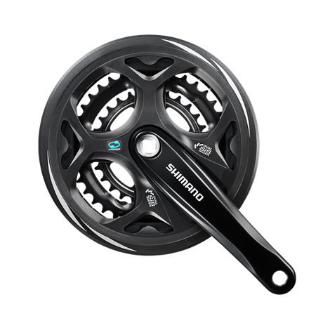 Shimano Kurbelgarnitur Altus M311 7 8s 48-38-28t 175 mm schwarz