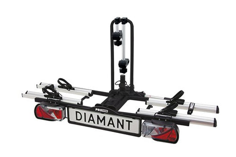Pro-User Diamant-Anhängerkupplungs-Fahrradträger für 2 Fahrräder, auch E-Bikes