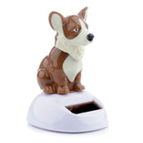Corgi-Solarzellen-Solarkumpelfigur