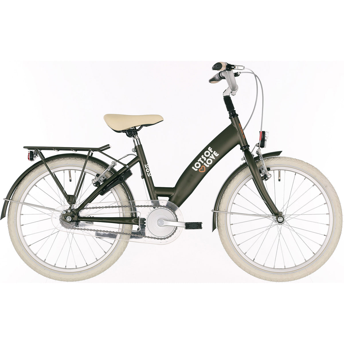 Marwi bfn meisjesfiets lots of love 20 remnaaf groen