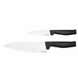 Fiskars ingesteld 2 hard edge messen voor peeling en chef-kok