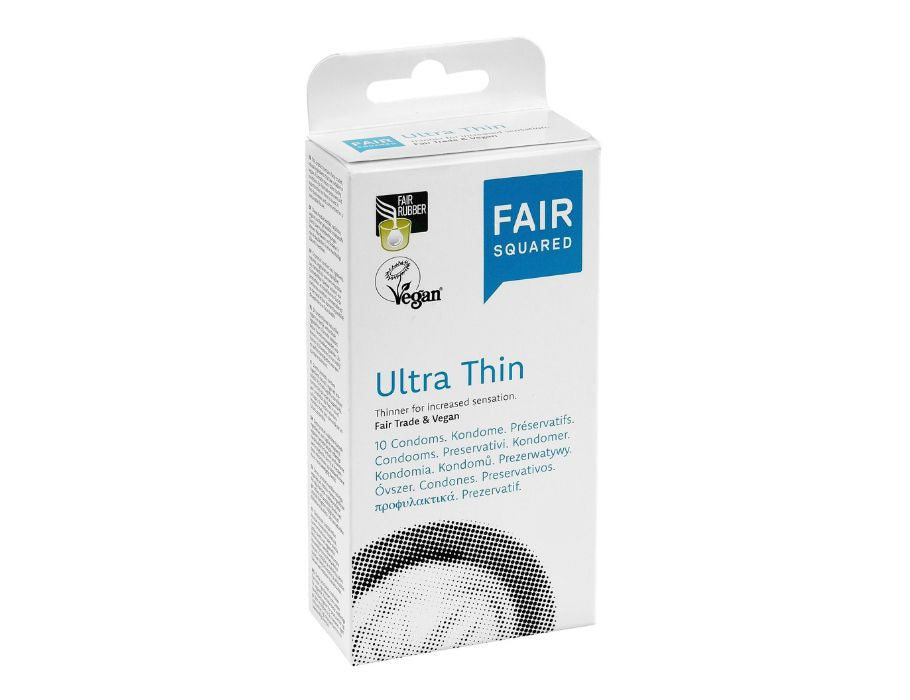 Faire, quadratische Kondome, ultradünn, 10 Stück