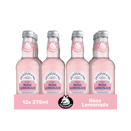 Fentimans rose lemonade flesje (12x 275ml)