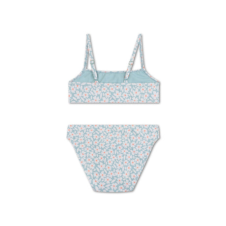 Blühen | grüner UV-Bikini für Mädchen