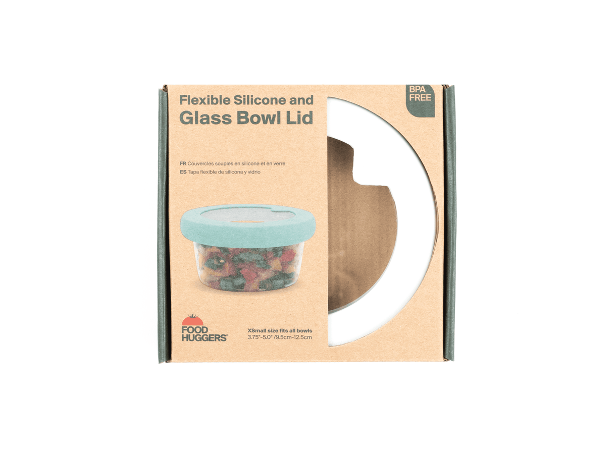 Food Huggers Silikondeckel – weiß – extra klein