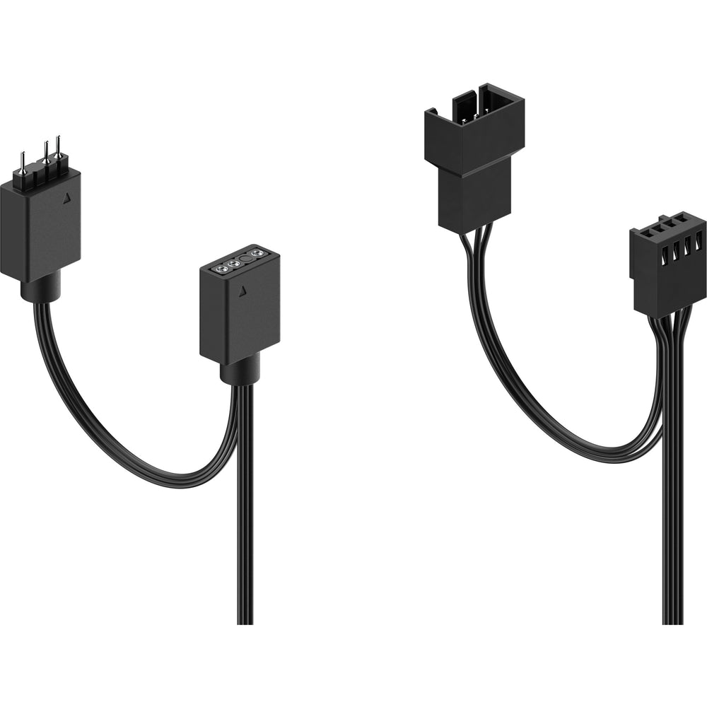 Fraktales Design fraktaler Designaspekt 14 RGB PWM Schwarzer Rahmen 3 Lüfterpackung