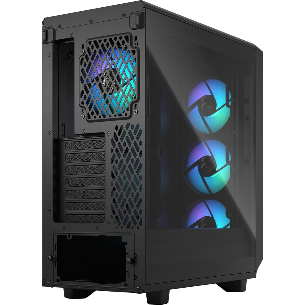 Fraktales Design meshify 2 kompaktes lite rgb schwarz tg leuchtt