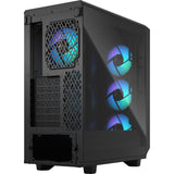 Fraktales Design meshify 2 kompaktes lite rgb schwarz tg leuchtt
