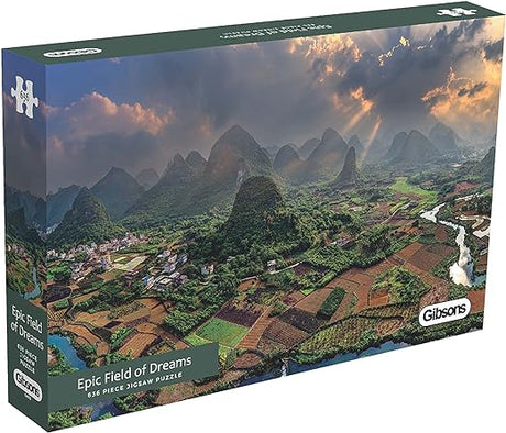 Gibsons Puzzle – episches Feld der Träume in Guilin, China – 636 Teile