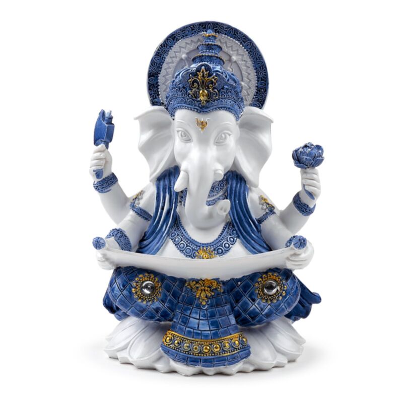 Weiß-blaues Ganesh-Wissen