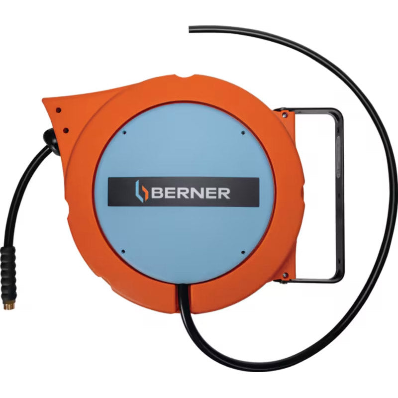 Berner Luftrolle 15bar 10m ø8mm selbsteinziehend orange