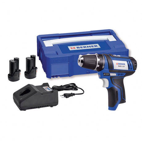 Berner Schraubbohrer 12V 2.0ah im Koffer