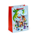 Ritter-Drachen-Geschenktüte, mittelgroß