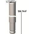 Cycplus snap-in sn-74-f geleide as trapas u.torq cyclus 7202774