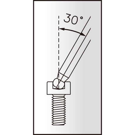 Twinhead -Schraubenschlüssel Icetoolz 7m25 - 2,5 mm Allen -Tasten
