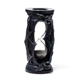 Sanduhr mit Fledermausflügeln