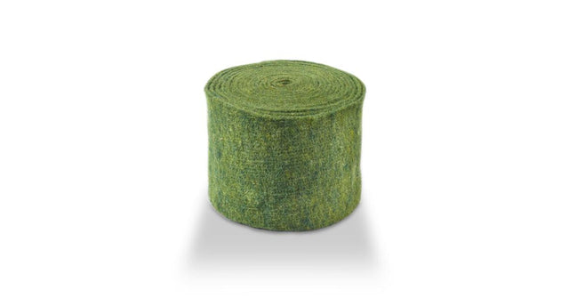 Wool felt vilt unicolor 15 cm donkergroen 5mtr