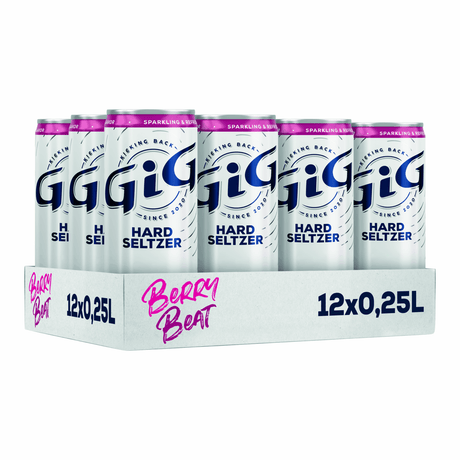 Gig Hard Seltzer Berry Beat Dose (12x 25cl)