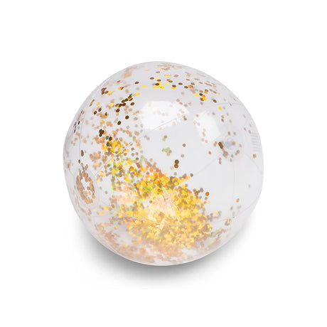 Glitzer | Goldtransparenter Wasserball ø 51 cm