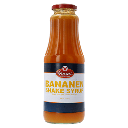 Gruno shake siroop bananen (1 liter)