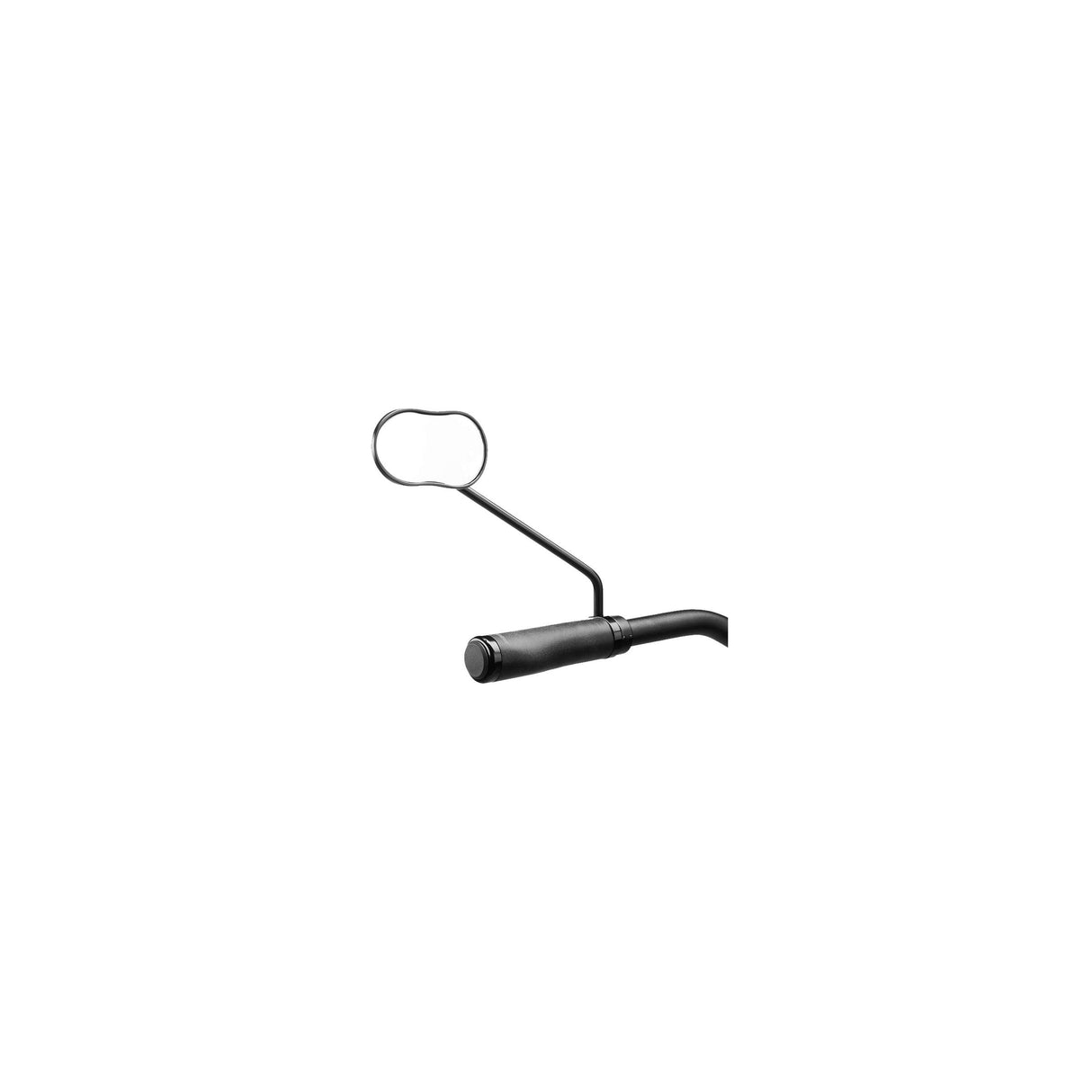 Ergotec Spiegel M-88L Langer Arm 111 x 52 mm Aluminium Schwarz Sandstrahlung