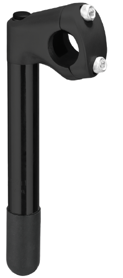 White-Label-Stiel für Kinder. �25,4 180mm 2 Schrauben schwarz