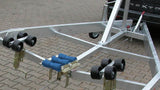 Polyurethaan kimrol boottrailer 115x86mm blauw