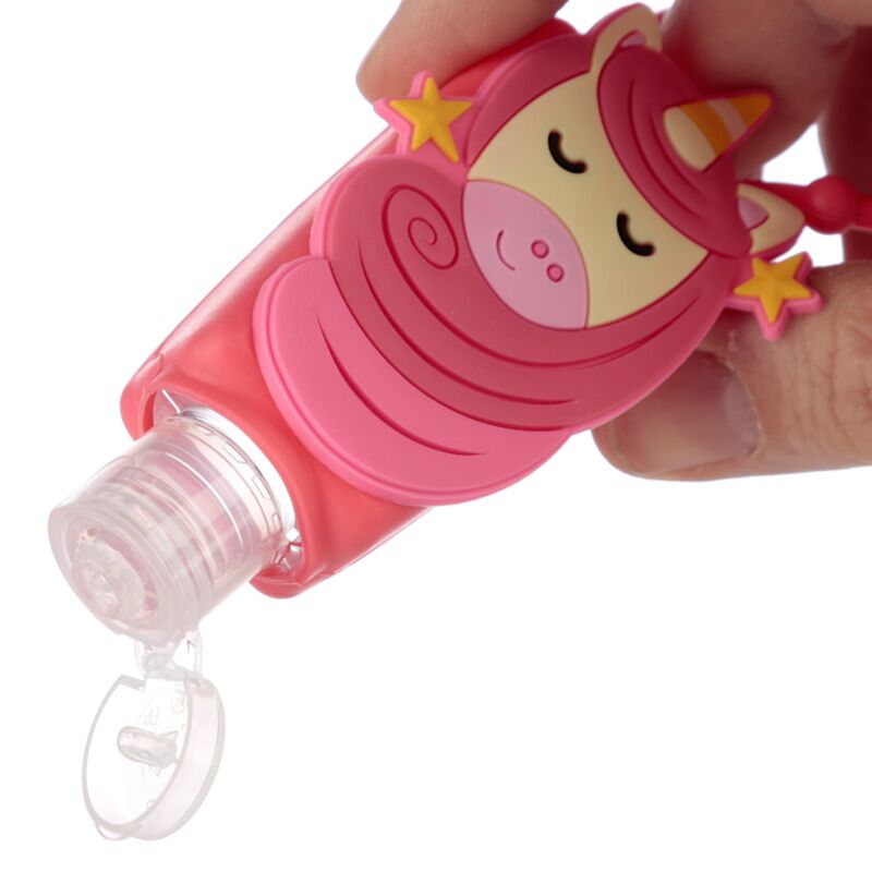 Desinfizierendes Handgel - Traumeinhorn-Silikonhülle