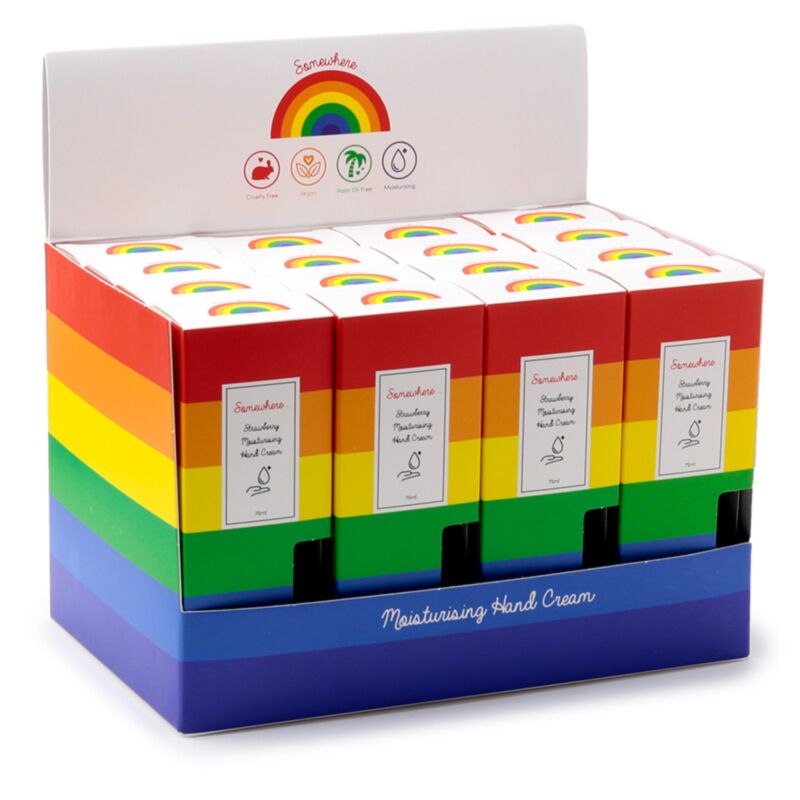 Somewhere Rainbow Handcreme 75 ml – Erdbeere