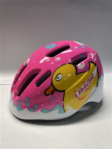 Limar Kinderhelm S 46-52cm Ente in Wanne Pink