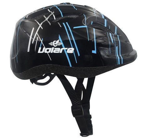 Volare Fahrradhelm – Kinder – Schwarz – 47–51 cm
