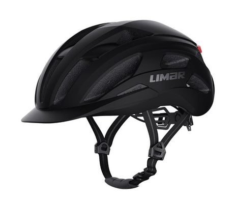 Limar helm action urban l 57-61 mat zwart met led